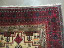4' X 7' Vintage Handmade Pakistan Turkoman Bokhara Balouch Woven Wool Rug Nice