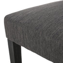 Contemporary Dining Chair with Upholstered Seating and Tapered Legs by HouseOfZazla