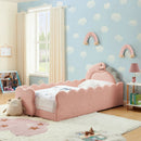 Cute Dinosaur Shaped Bed With Safety Guardrail, Toddler Frame by Unique Piece Furniture