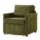 Upholstered Convertible Sleeper Sofa With 5 Position Backrest, Side Pockets, Storage by HouseOfZazla
