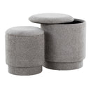 Marla - Upholste Contemporary Ottoman Set by HouseOfZazla