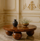 Central Ball Table - Chestnut by Unique Piece Furniture