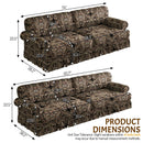 Luxuriously Comfortable Cloud Couch With Elegant Rolled Arms & Pleated Skirt Design