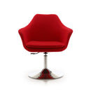 Kinsey - Swivel Lounge Chair - Red by HouseOfZazla