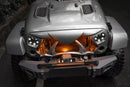 Halloween Front Grille Grid Grill for 2007-2017 Jeep Wrangler Rubicon Sahara Sport JK/JKU, Matte by HouseOfZazla