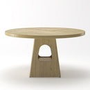 Farmhouse Round Dining Table With Storage Base by HouseOfZazla