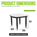 Outdoor Elegance Table, Rounded Corners by HouseOfZazla
