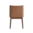 Ginny - Boucle Velvet Side Chair (Set of 2) - Walnut by Unique Piece Furniture