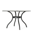 Enchantia Outdoor Square Dining Table with Weave Tabletop and Flared Legs - Copper by HouseOfZazla