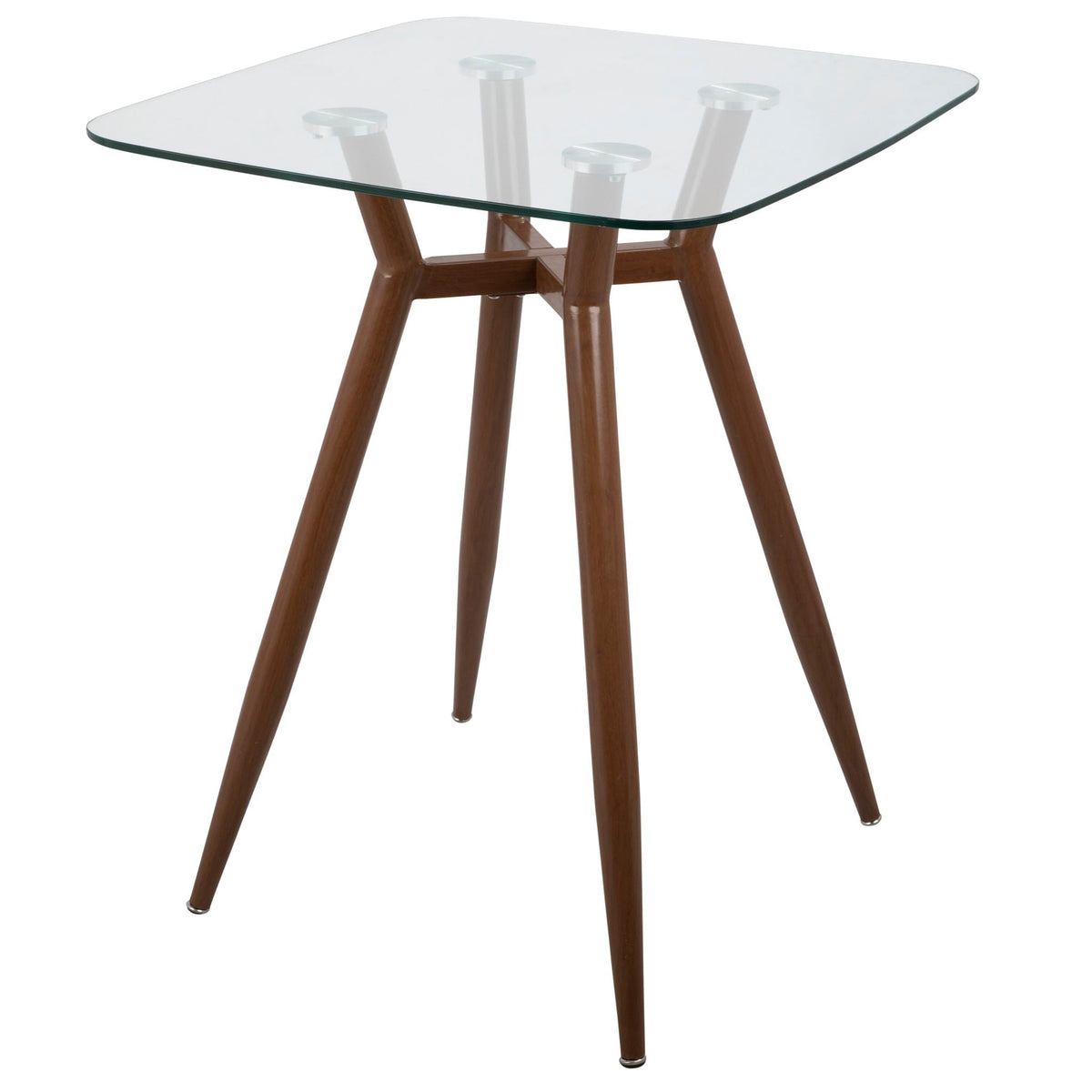 Clara - Mid Century Modern Square Table, photo 4 of 8