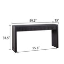 Modern Console Table With 4 Drawers, Entryway Table by HouseOfZazla