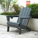 HDPE Folding Adirondack Chair - Composite Adirondack Chair with Wood Texture by HouseOfZazla
