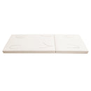 Acacia Wood Chaise Lounge with Cushion - Teak Finish