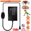 Electric Reptile Heating Pad With 32-122°F Temperature Adjustment IPX7 Waterproof Timer Setting Under Tank Heating Mat for Lizards Turtles Snake Spide by LJGDeals