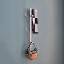 Vertical Eight Hook Coat Rack Wall Mount by HouseOfZazla