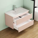 32-Inch Wall-Mounted Bathroom Vanity With Sink Combo