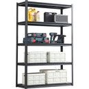 5 Tier Heavy Duty Metal Storage Shelves,Easy to Assemble,Adjustable,Storage Shelves for Basements, Garages and Kitchen, 72 'H*47.2 'W*17.7 'D