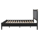 Solid Wood King Bed, Heavy Duty Support Without a Box Spring