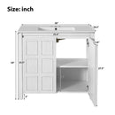Bathroom Vanity Organizer With Sink, Combo Cabinet Set, Bathroom Storage Cabinet by Unique Piece Furniture