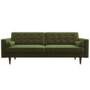 Casey Mid Century Modern Olive Sofa