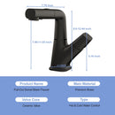 Pull Down Bathroom Sink Faucet With Three Water Modes And Construction - Matte Black by HouseOfZazla