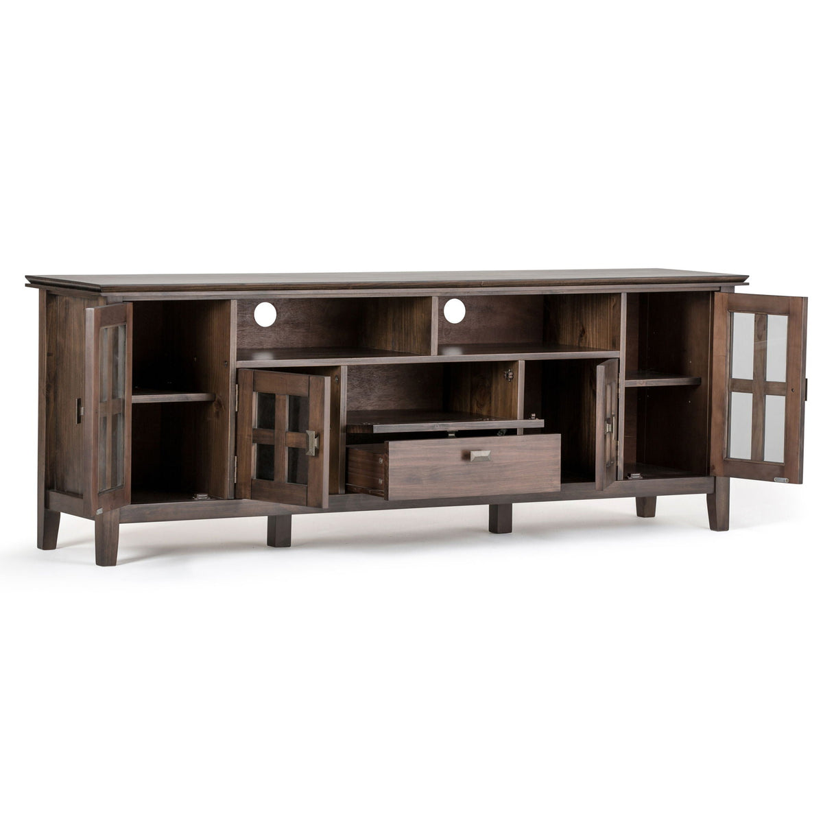 Artisan - TV Media Stand - Natural Aged Brown, photo 5 of 11