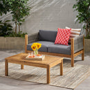 Patio Loveseat and Coffee Table Set