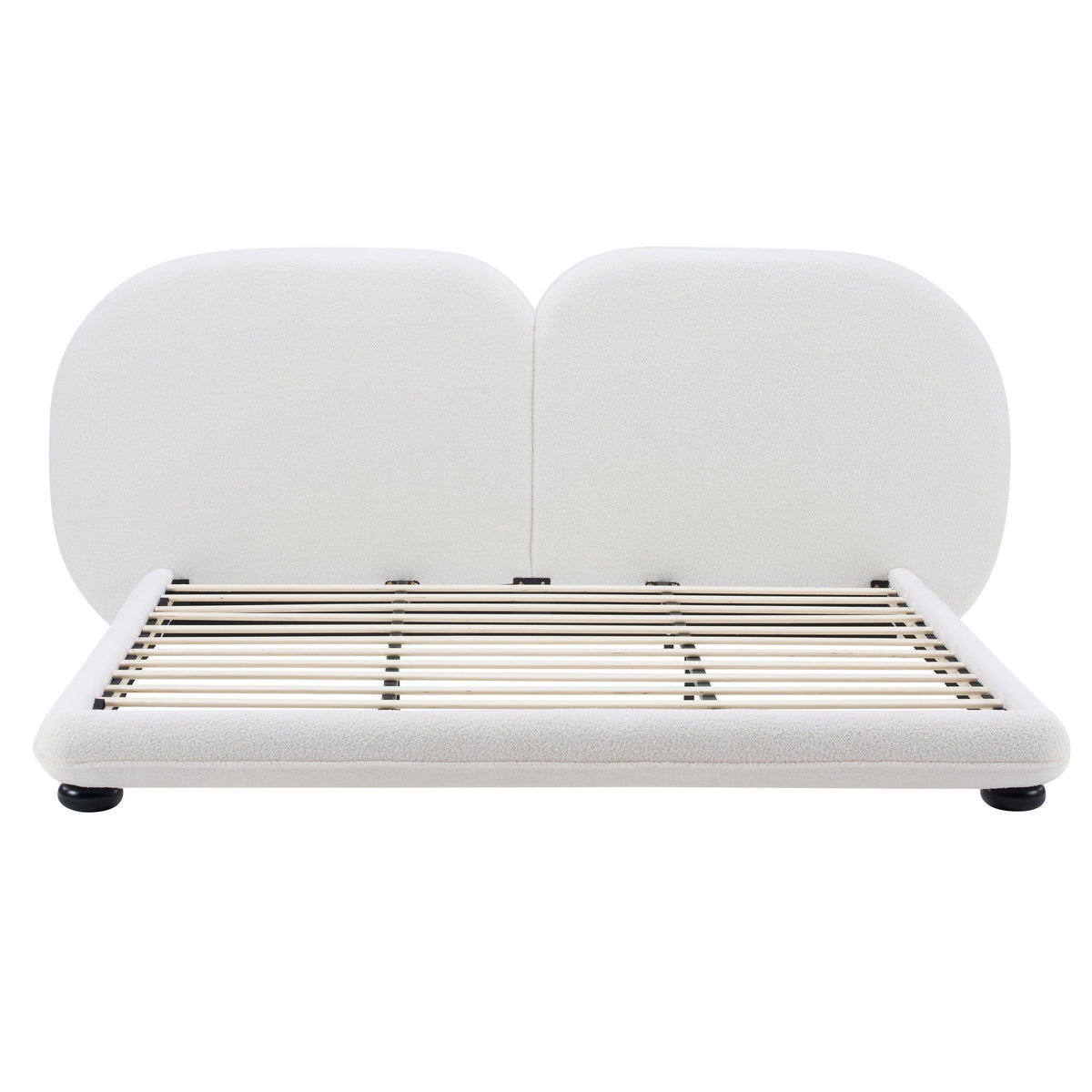 Extra Thick Upholstered Platform Bed Frame, photo 4 of 10