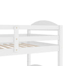 Twin L-Shaped Bunk Bed With Trundle - White by HouseOfZazla