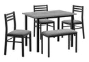 Dining Set, 5 Pieces, Rectangular, Small, Contemporary & Modern by HouseOfZazla