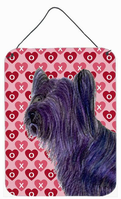 Skye Terrier Hearts Love and Valentine's Day Wall or Door Hanging Prints