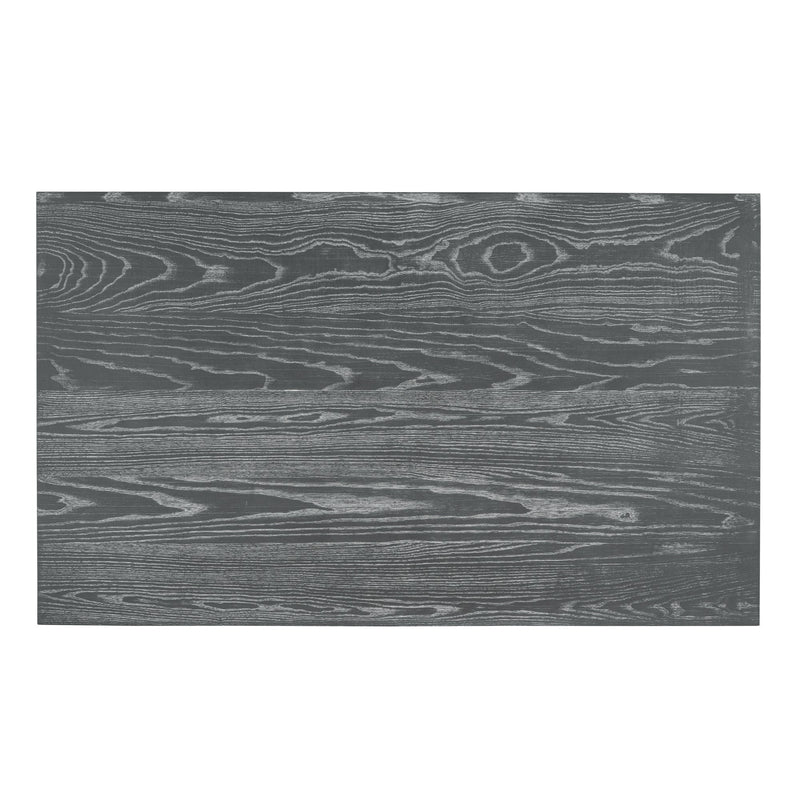 6-Piece Retro Rectangular Dining Table Set, Table with Unique Legs and 4 Upholstered Chairs & 1 Bench for Dining Room and Kitchen (Gray Wash)