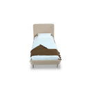 Mid-Century Modern Upholstered Bed With Curved Headboard by HouseOfZazla