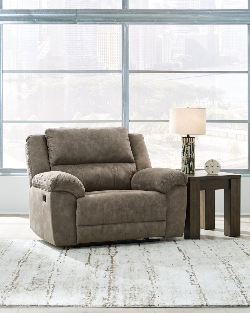 Laresview - Zero Wall Wide Seat Recliner - Fossil, photo 4 of 7