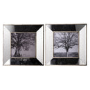 Vintage Reflective Picture Frames (Set of 2) - Silver by Unique Piece Furniture