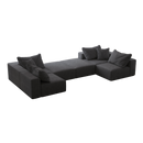 Oversized Sponge Cloud Sofa - Modern Sectional Couch Set