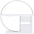 Casey - 2 Door Home Bar Storage Bar With Customizable Lighting - White