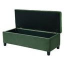 Upholstered Storage Ottoman Bench, Foot Rest For Bedroom by HouseOfZazla