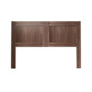 Queen Headboard Only, Fluted Panel Design - Walnut by HouseOfZazla
