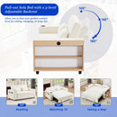 Pull-Out Sofa Bed Convertible Couch With Adjustable Backrest For Living Room by Unique Piece Furniture