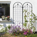 Metal Garden Trellis For Climbing Plants Outdoor Rustproof Plant Support Rose Trellis Netting Trellis by HouseOfZazla