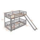 Functional Bunk Bed & Convertible Ladder And Slide by HouseOfZazla