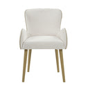 Qwin - Boucle Side Chair (Set of 2) - Beige by HouseOfZazla