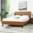 Aspen - Vertical Tufted Modern Headboard Platform Bed Set by Unique Piece Furniture