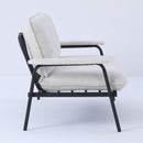 Modern Metal Frame Sofa With Sponge Filling For Compact Spaces And Versatile Use by HouseOfZazla