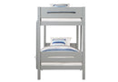 Edah - Twin Twin Bunk Bed - Gray by HouseOfZazla