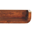 Indira - Floating Console Table - Walnut by HouseOfZazla