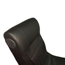 Foldable Gaming Chair With Onboard Speakers, LED Strip Lighting, Bluetooth, Vibration Massage, USB Charging Port - Black by HouseOfZazla