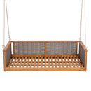 TOPMAX Outdoor Classic Solid Wood Twin Size Swing Bed by HouseOfZazla