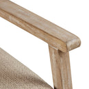 Cane Back Upholstered Accent Chair